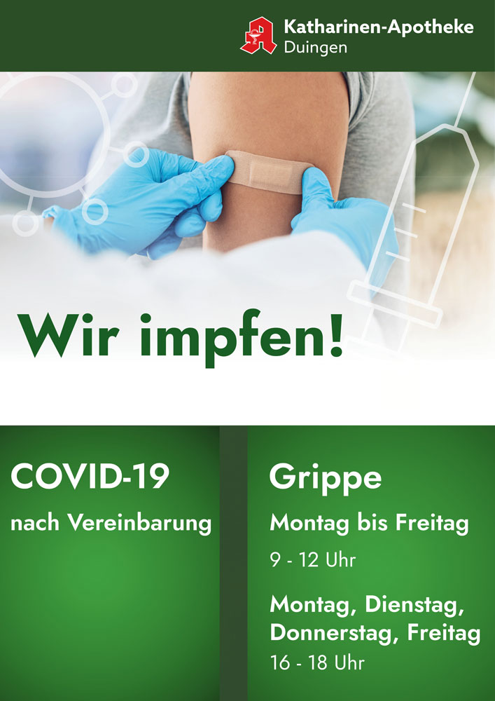Wir impfen: COVID-19 und Grippe